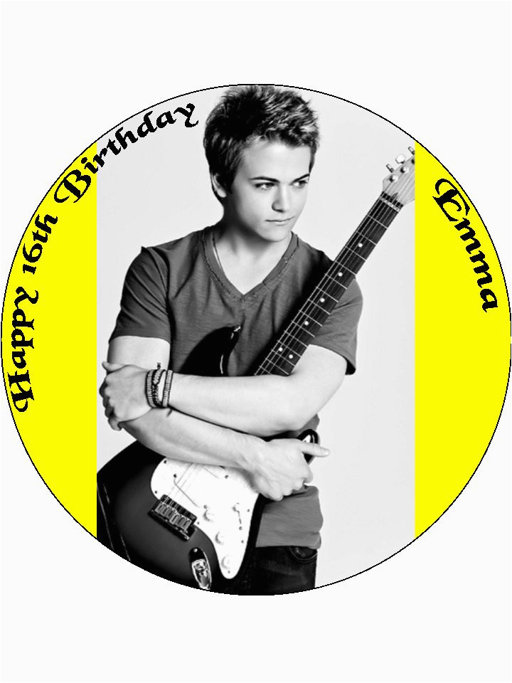 7 5 hunter hayes personalised edible icing or wafer paper