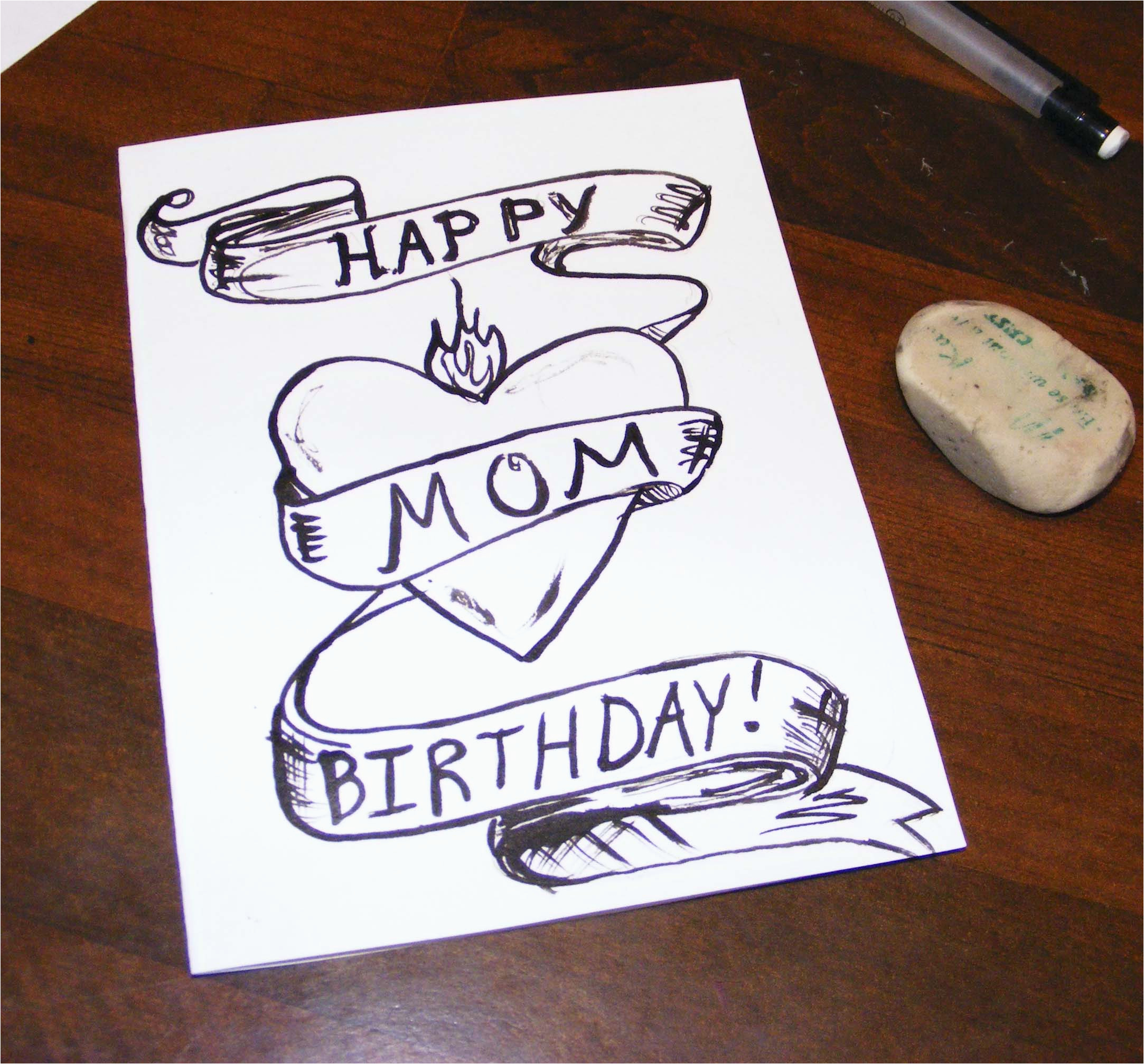 a card for moms birthday