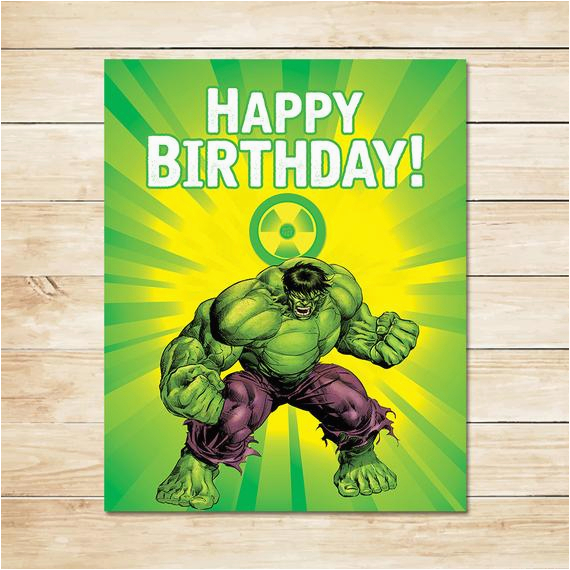 items similar to printable hulk radiation birthday sign