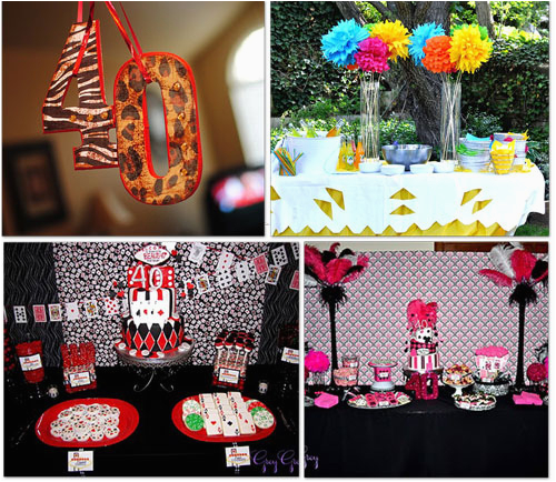 party decorations ideas for 40th birthday inexpensive