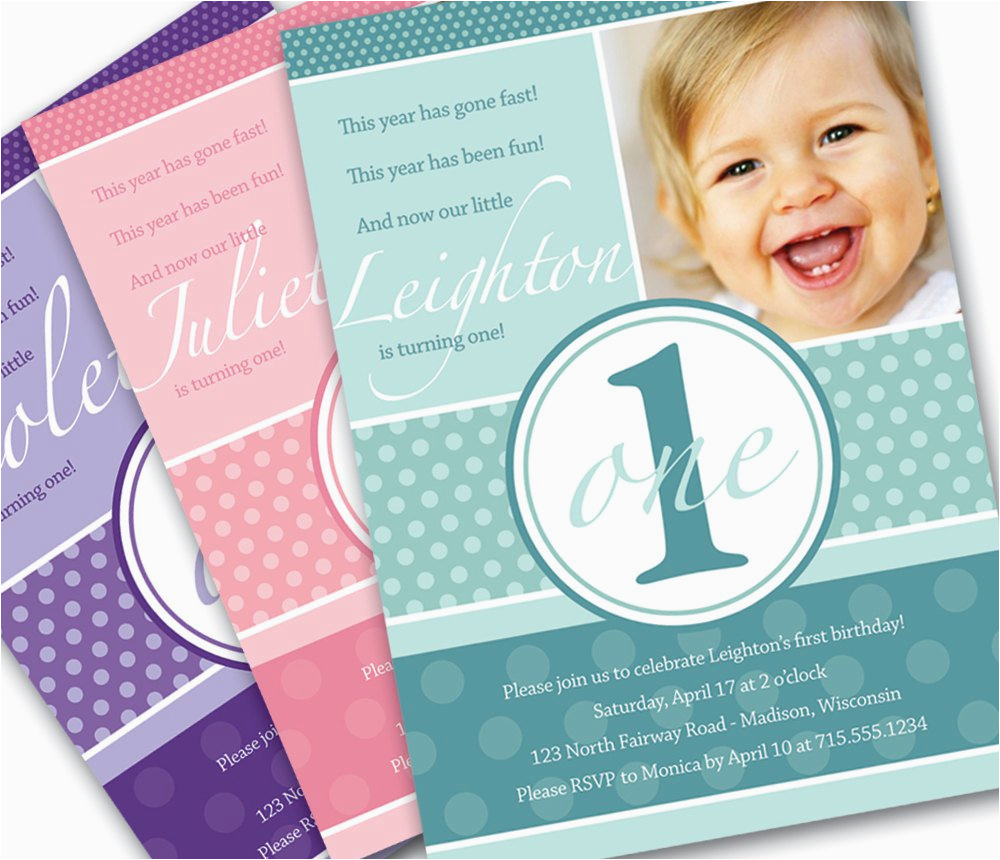 1 year old birthday invitations best party ideas