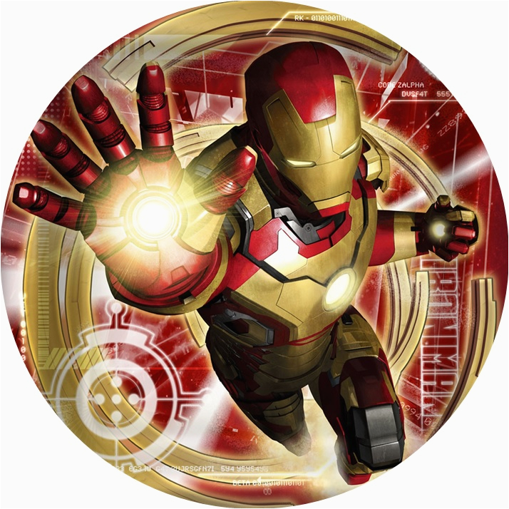 iron man 3 cake icing image