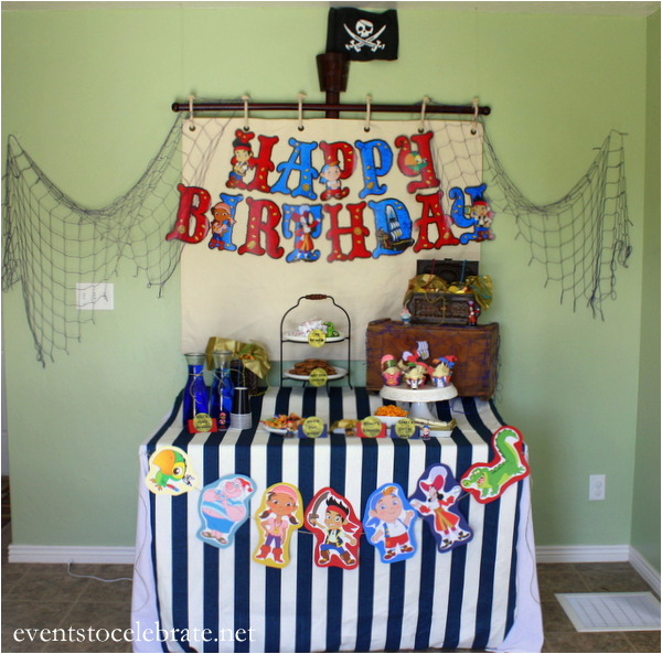 jake and the neverland pirates party decorations