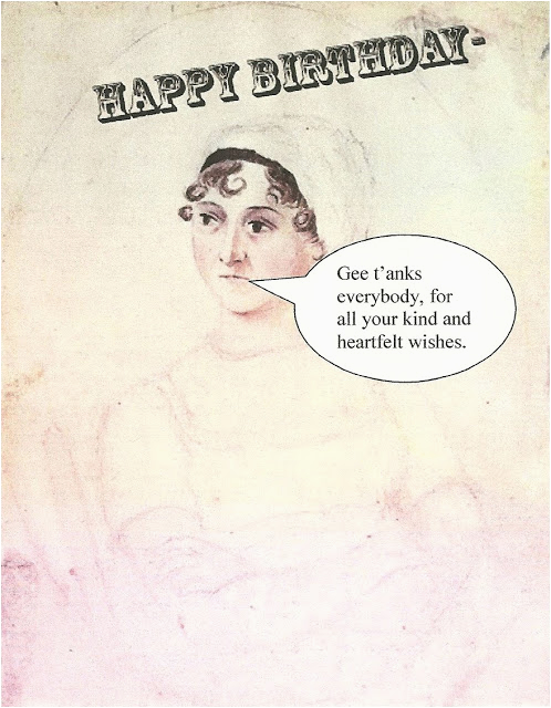 london calling jane austen 39 s birthday post