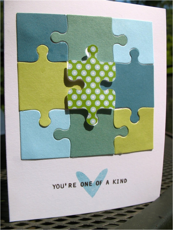 8 best cards with puzzle pieces images on pinterest