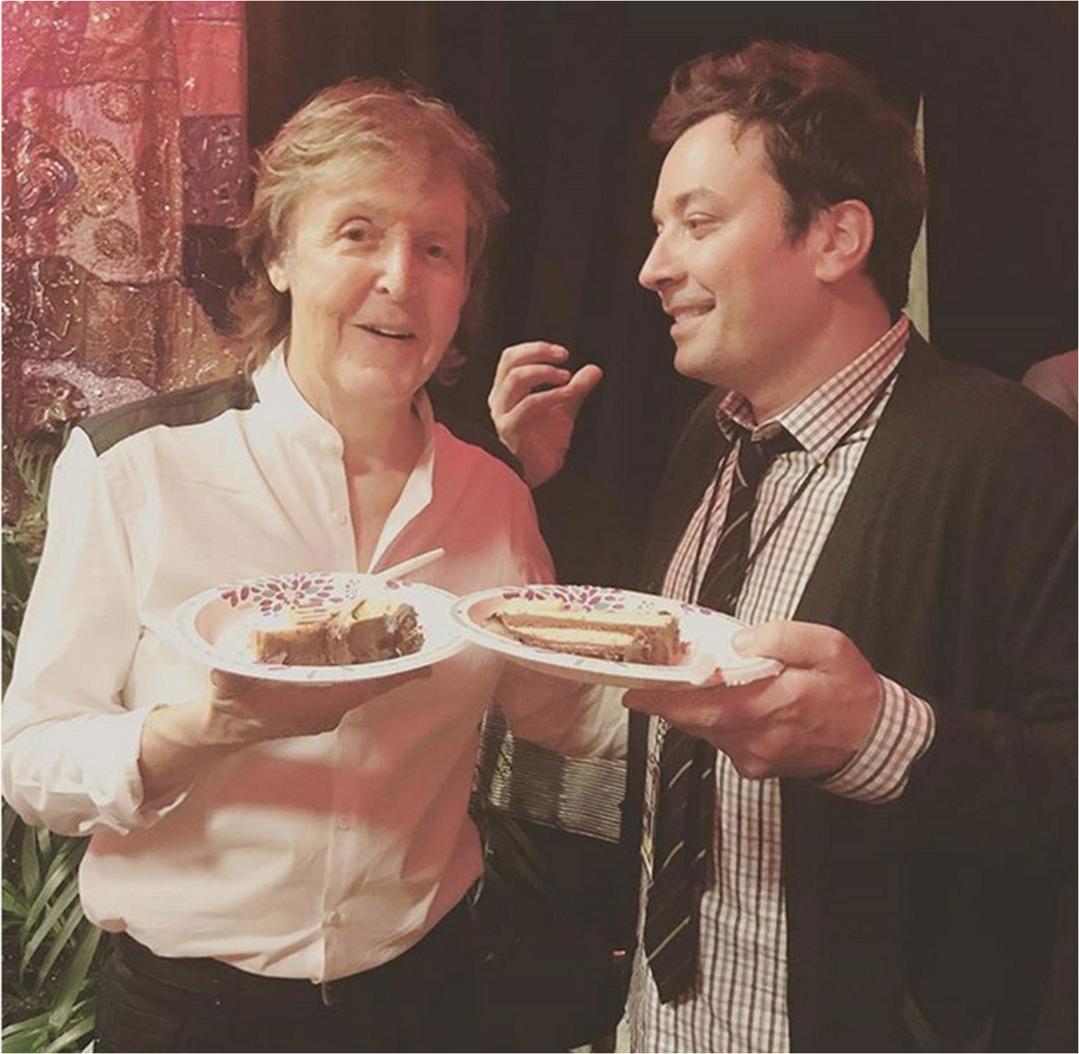 mario batali jimmy fallon brought in their birthday 39 s