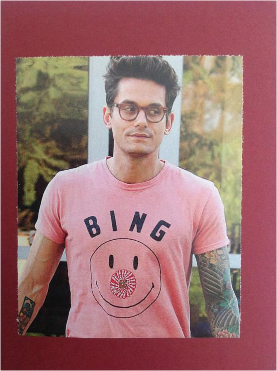 john mayer hi douchebag greeting card