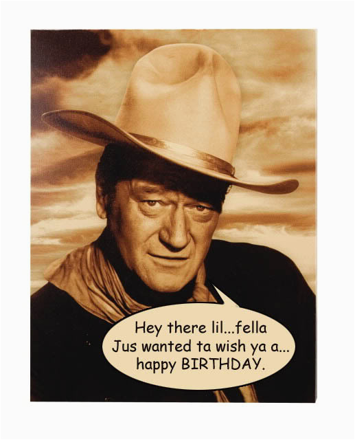 John Wayne Birthday Card BirthdayBuzz