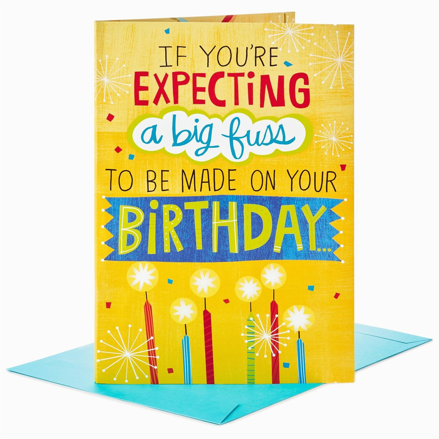 make a fuss cake decoration jumbo birthday card 16