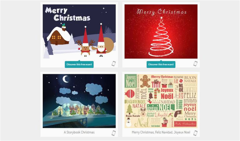 the best christmas e card sites