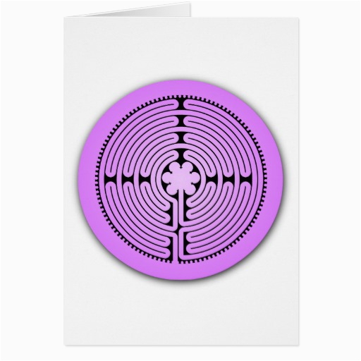 chartres labyrinth greeting card zazzle