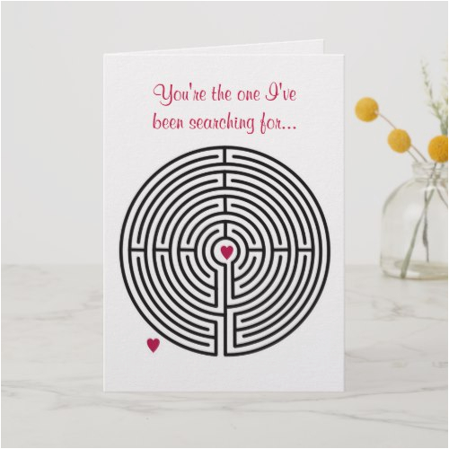 labyrinth love greeting card it 39 s a beautiful world