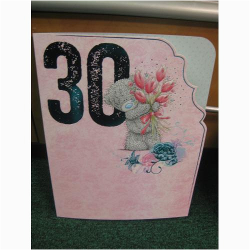 30th birthday card large me to you happy birthday