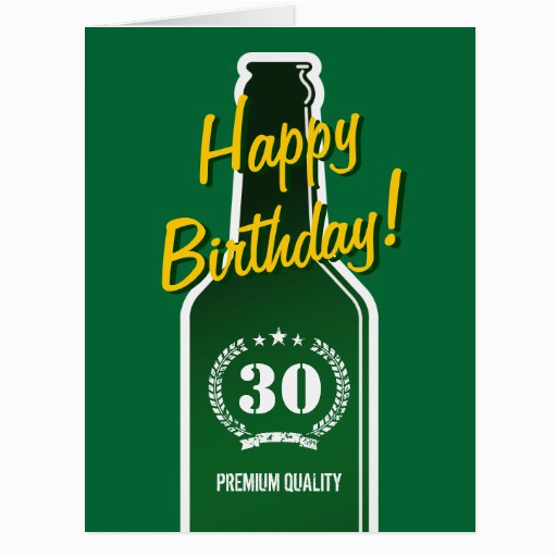 happy 30th birthday big extra large card for men zazzle