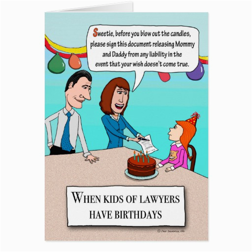 funny parents are lawyers birthday greeting card zazzle