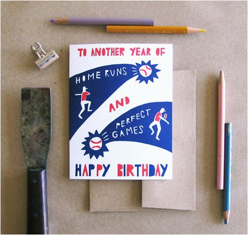 left field cards letterpress baseball cards postcard size