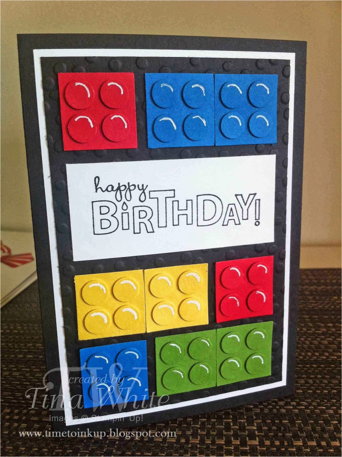 lego birthday card