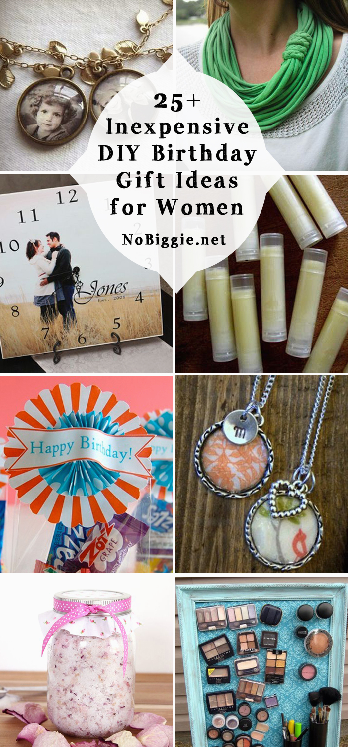 25 inexpensive diy birthday gift ideas for women