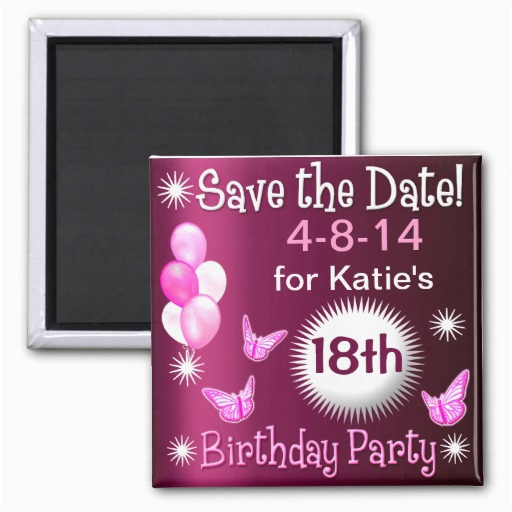 ladies birthday invitation magnet fridge magnet 147265944068858713