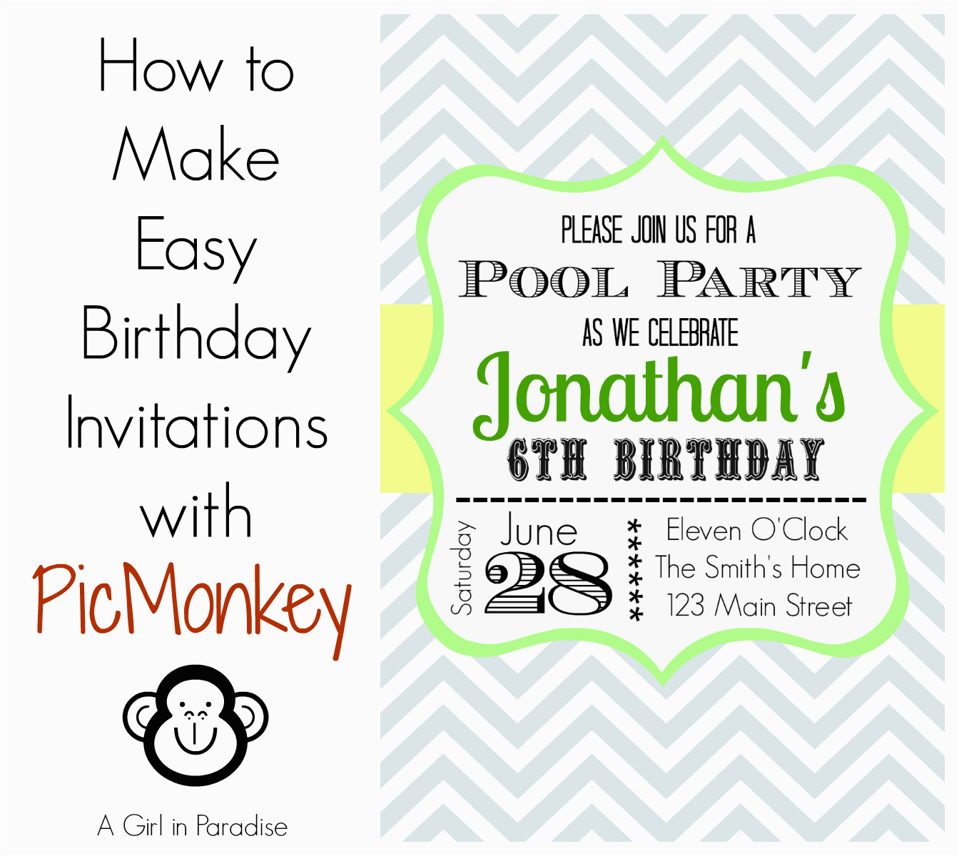 Make A Birthday Invite BirthdayBuzz