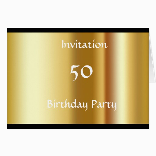 create your own 50th birthday party invitation card 137521421403538151