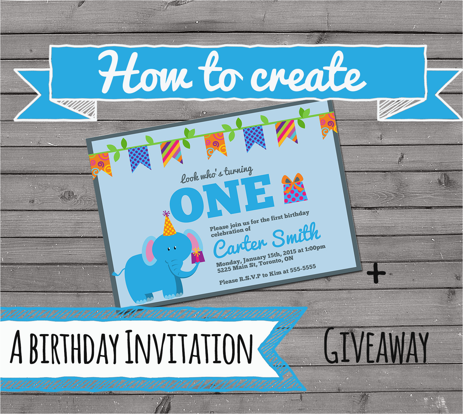 create birthday invitations