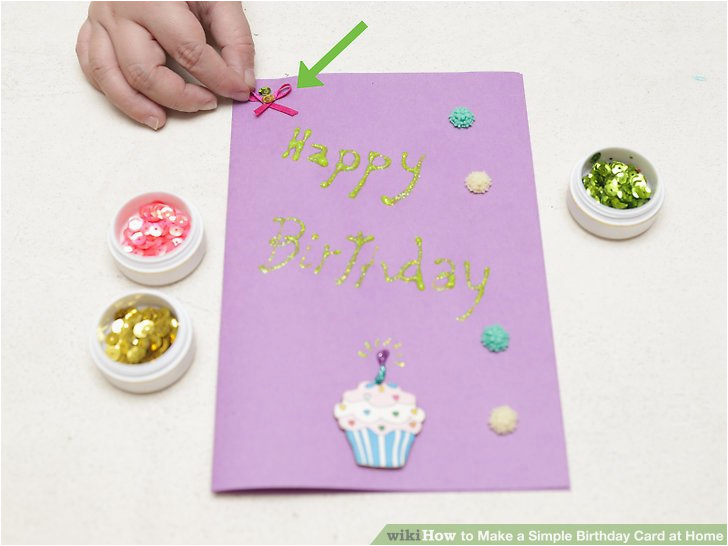 4 ways to make a simple birthday card at home wikihow