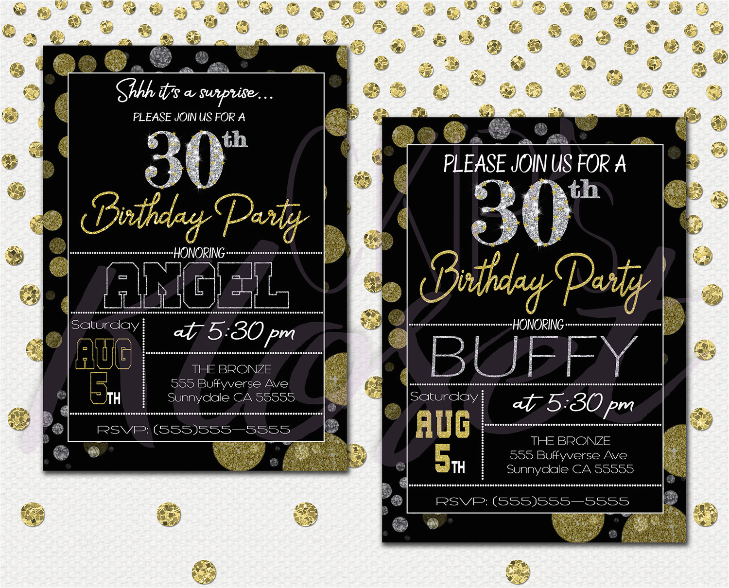 30th birthday invitations for him