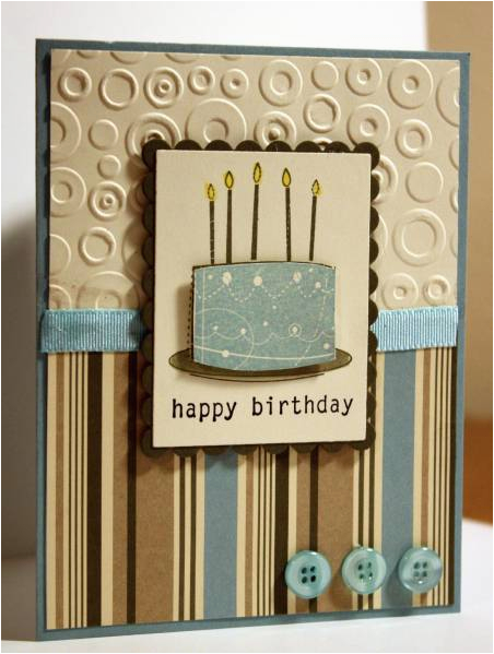 masculine birthday cake by rbright at splitcoaststampers