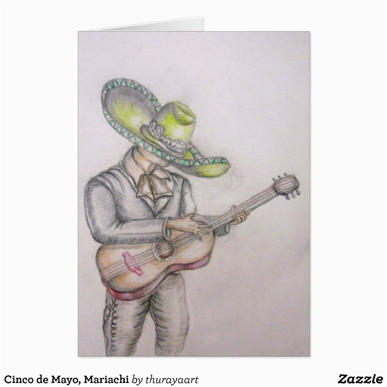 cinco de mayo mariachi card zazzle