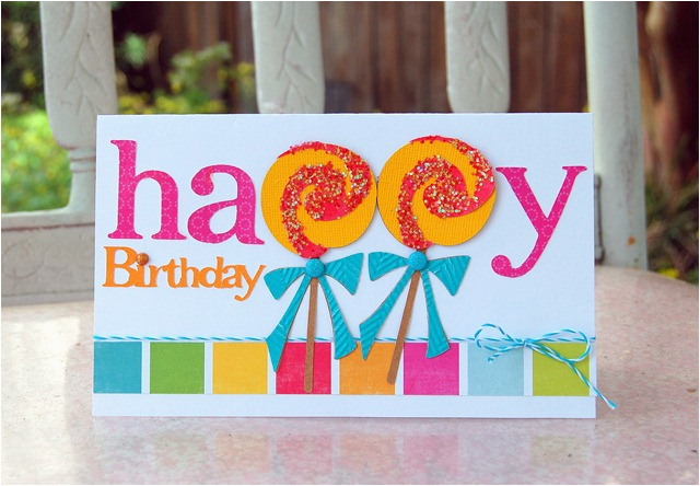 lollipop birthday card