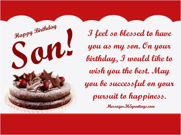 birthday messages for son birthday