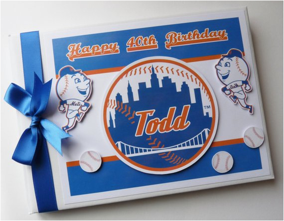 ny mets birthday guest book personalised memory book 39 1st