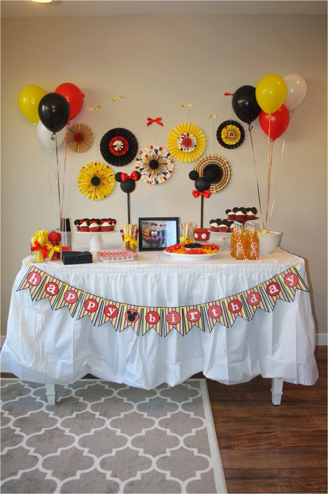 mickey and minnie mouse birthday party