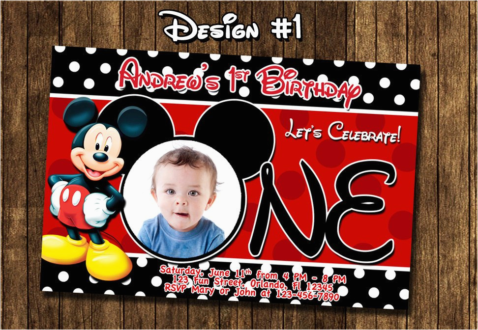 mickey mouse baby first birthday party