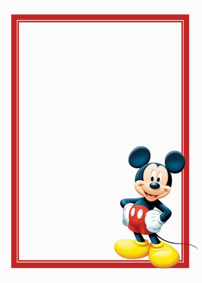 free mickey mouse invitations template