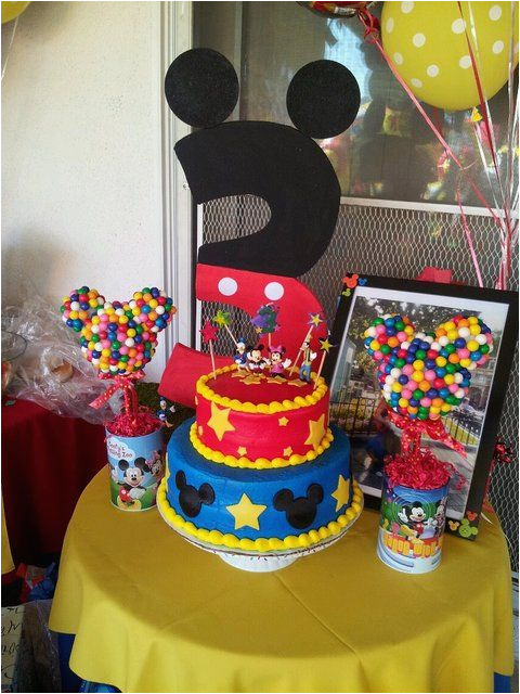 mickey mouse clubhouse 1st birthday ideas
