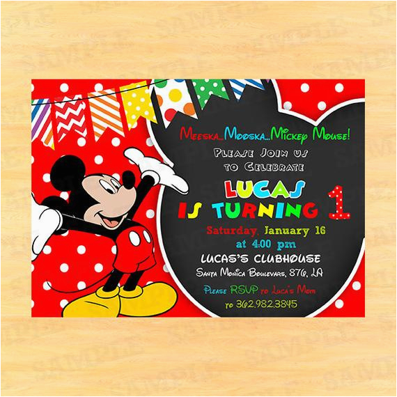 mickey mouse clubhouse 1st birthday