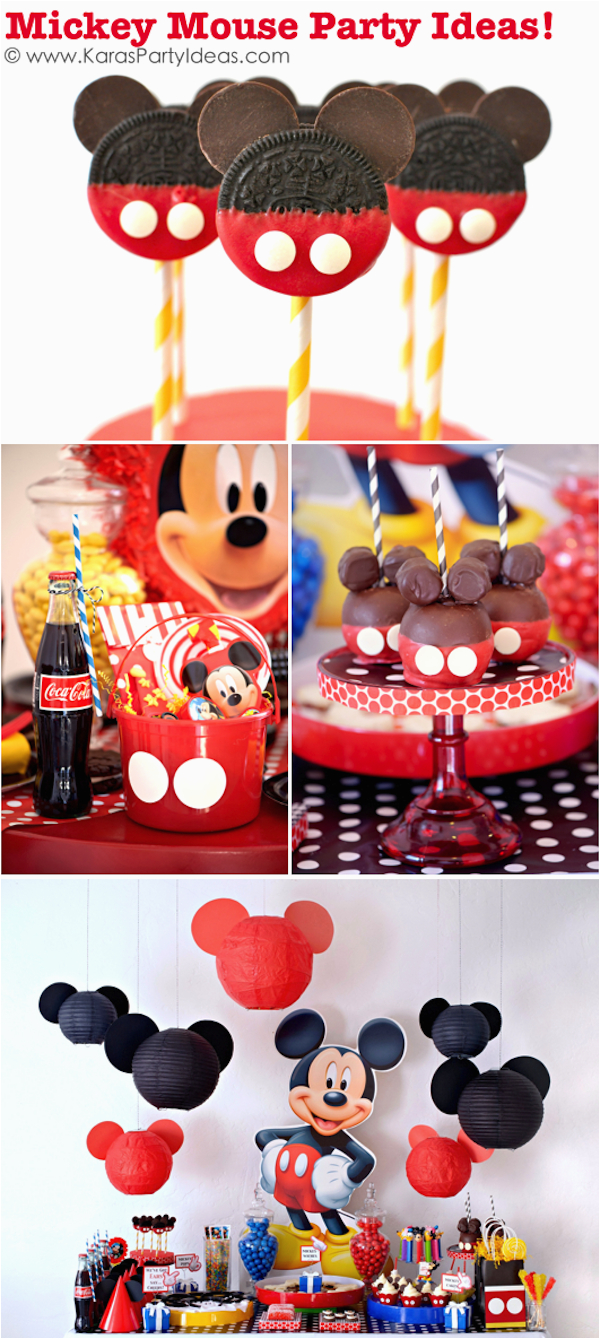 Mickey Mouse Decorations for Birthday Party tons Of Mickey Mouse Party Ideas Via Karas Party Ideas