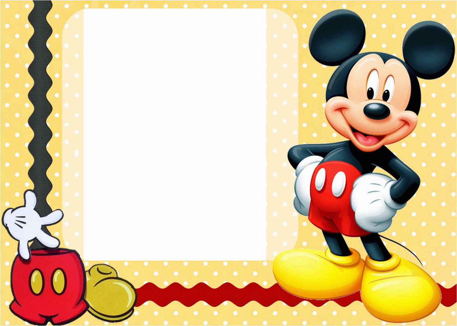 Mickey Mouse First Birthday Card Free Printable Mickey Mouse Birthday