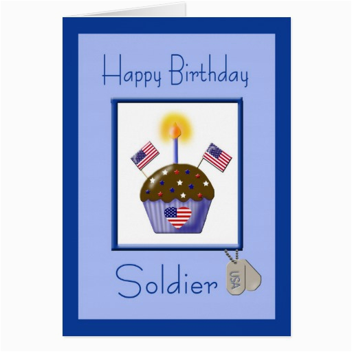 military soldier birthday card zazzle