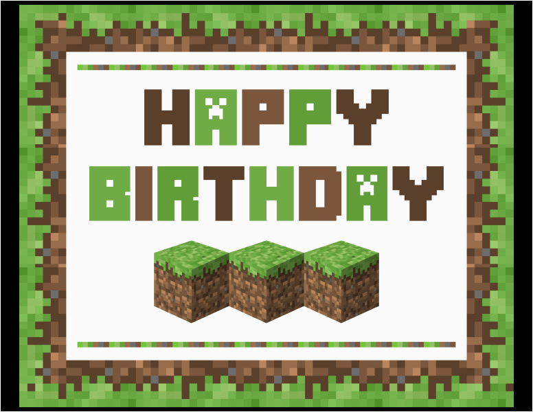 free minecraft printables catch my party