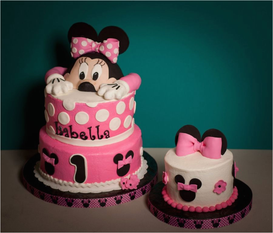 Minnie Mouse 1st Birthday Cake Decorations Birthdaybuzz