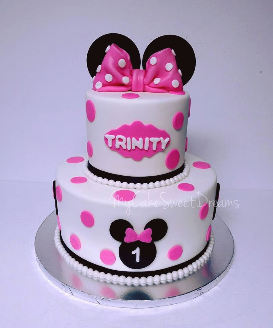 minnie mouse 1st birthday cake