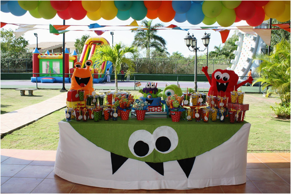 monster themed birthday party