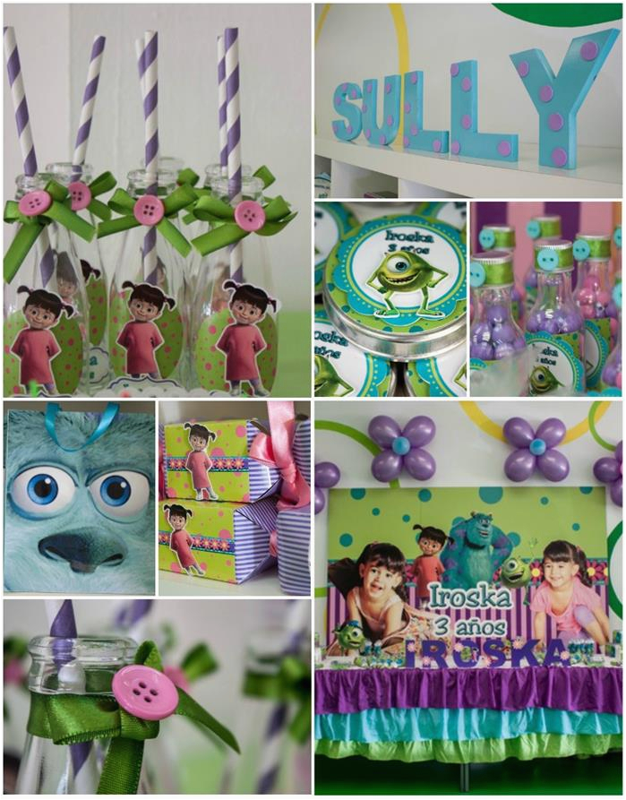 monsters inc 3rd birthday party