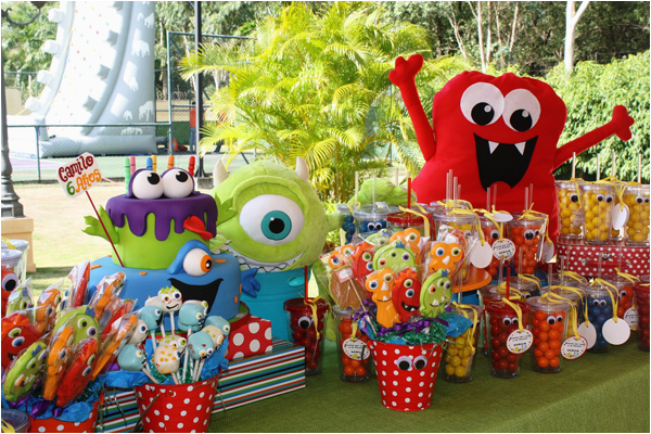 monster themed birthday party