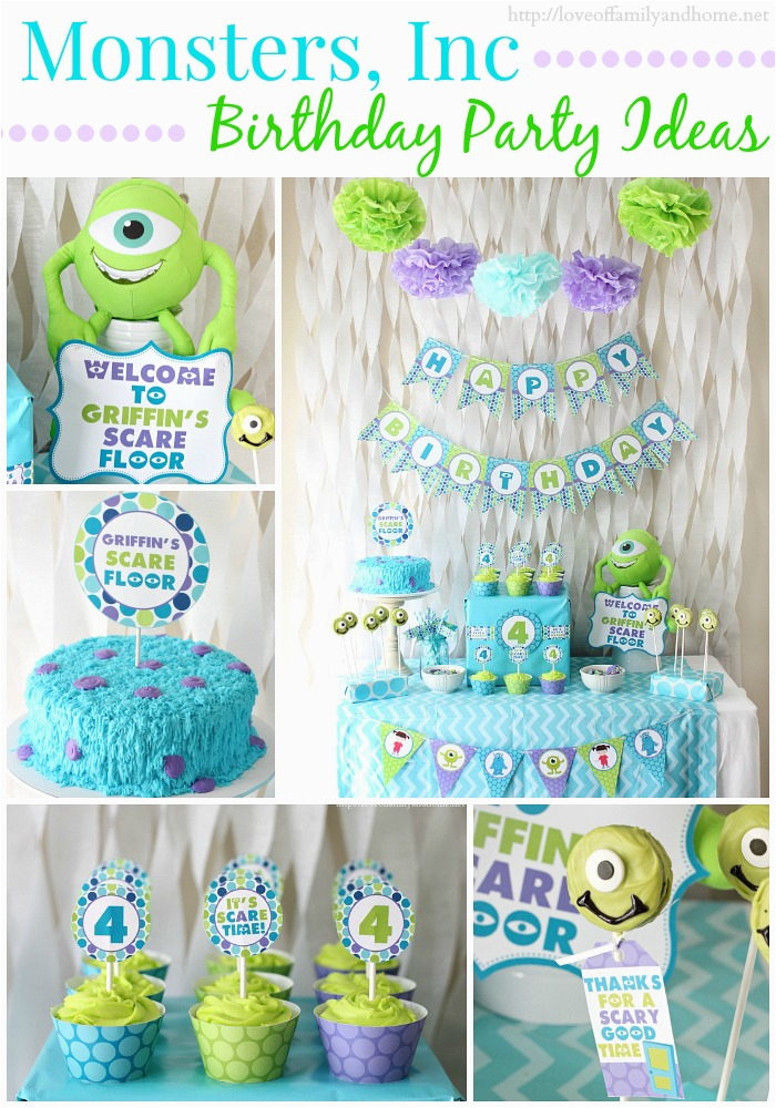 monsters inc birthday party