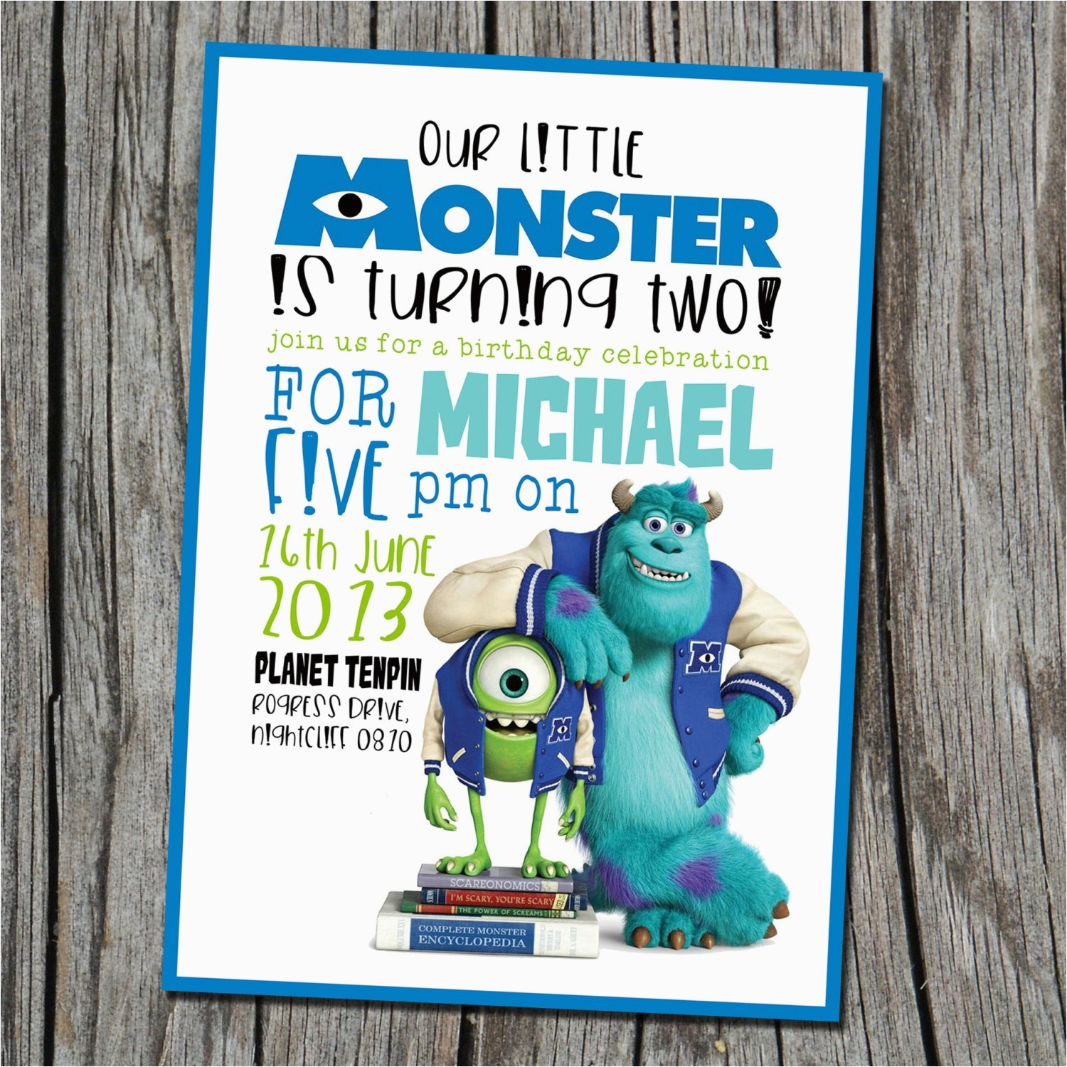 monsters inc birthday invitations template