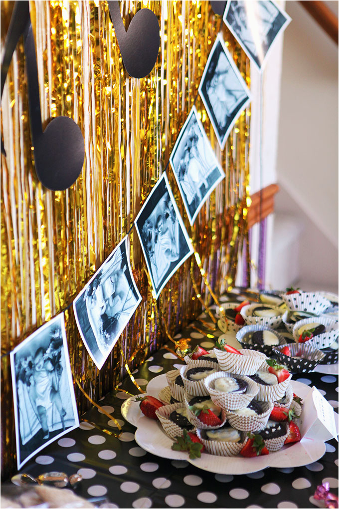 a music themed first birthday party